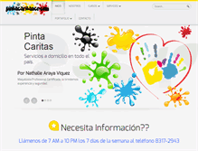 Tablet Screenshot of pintacaritascr.com